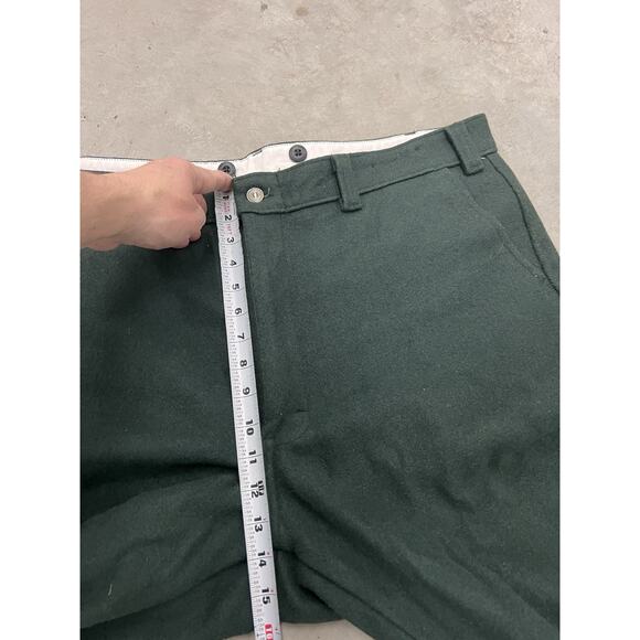 Vintage Codet Wool Pants 42 X 31 Green Made In Canada Hunting Hiking Outdoors - Picture 9 of 11